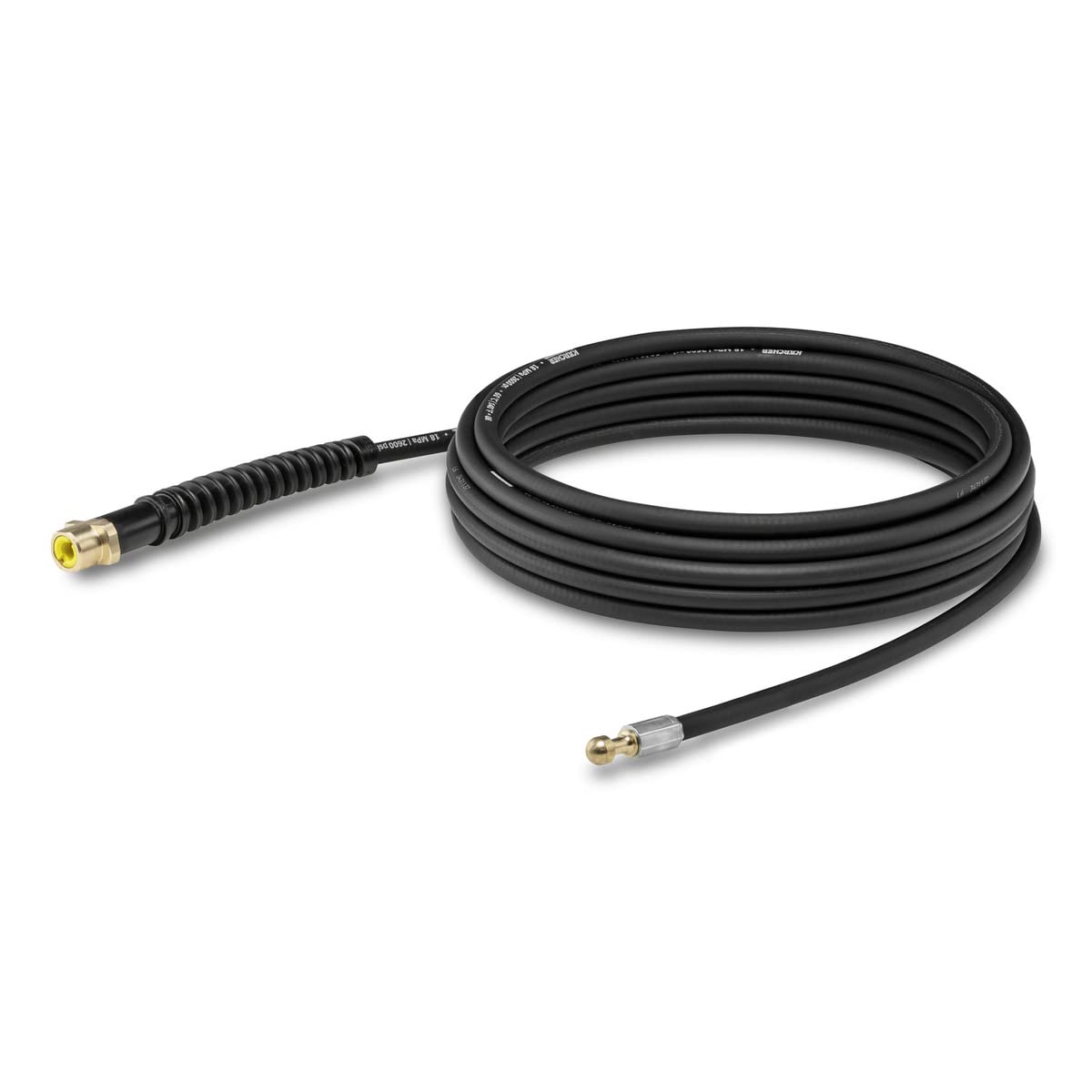 Kärcher 7.5m Pipe and Drain Cleaning Kit for K2-K7 Series Pressure Washers | High Pressure Hose Nozzle for Home & Garden Cleaning | Perfect for Driveways, Patios & Outdoor Surfaces
