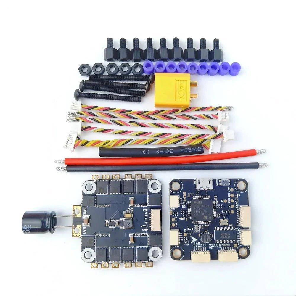 DarwinFPV F405 2-6S 30x30 Flight Controller & 50A 8Bit 4-in-1 ESC Combo Stack - Perfect for FPV Drone Builds and DIY Quadcopter Projects