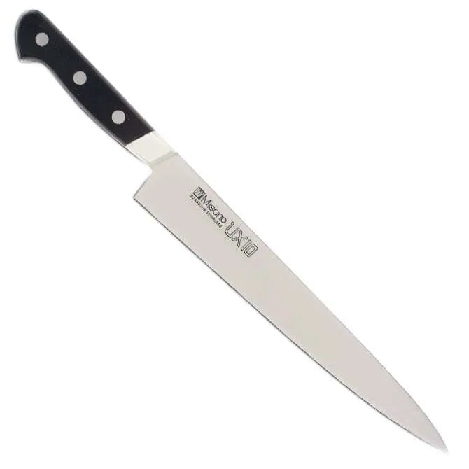 Misono UX10 Japanese Chef Knife - High Carbon Stainless Steel Slicing Knife for Professional Chefs & Home Cooking - Perfect for Sushi, Meat, Vegetables & Precision Cutting