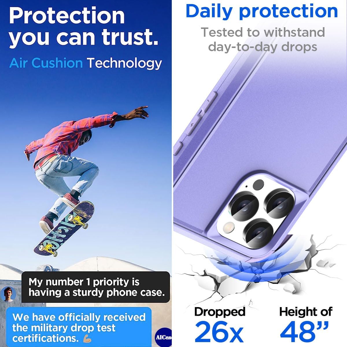 iPhone 16 Pro Case (6.3 Inch) - Magnetic Heavy Duty Drop Protection, Full Body Military Grade Shockproof Cover - Perfect for Outdoor Adventures & Daily Use