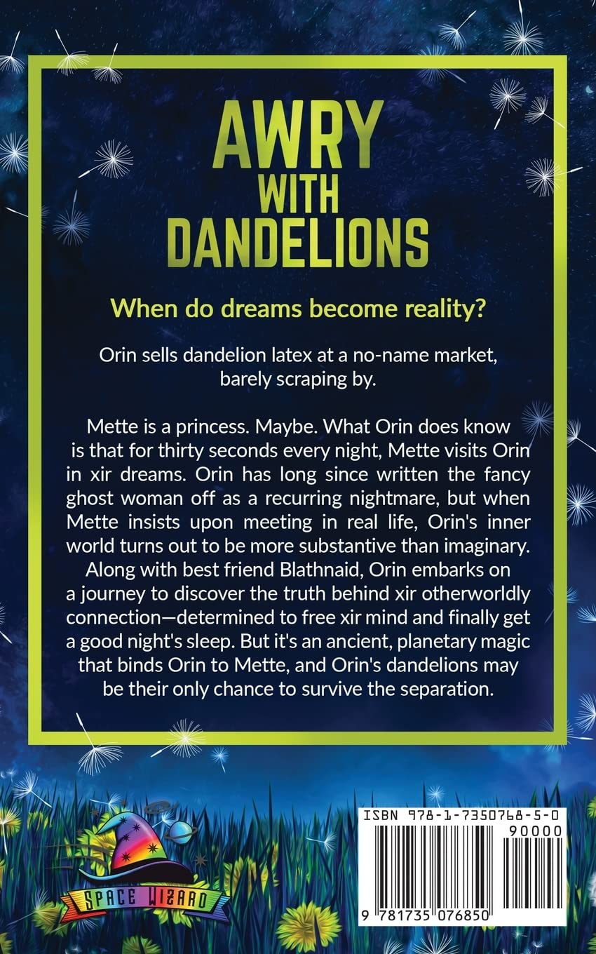 Awry With Dandelions: A Sapphic Space Opera Novelette - Lesbian Sci-Fi Romance Short Story for LGBTQ+ Readers | Perfect for Space Adventure Lovers & Bedtime Reading