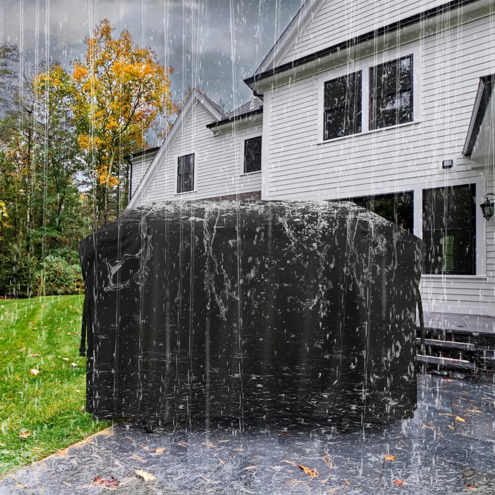 Blackstone 28 Inch Griddle Cover - Waterproof Oxford Grill Cover for Blackstone 1883, 1924 & More - Heavy Duty Protection for Outdoor Cooking Station with Hood - Perfect for Backyard BBQs, Camping & Tailgating