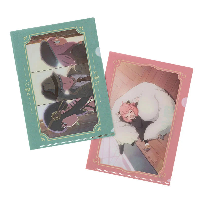 SPY x FAMILY A5 Clear Folder Set of 2 - 2025 Hobonichi Planner Accessories for Anime Fans & Stationery Lovers | Perfect for School, Office & Gift Giving