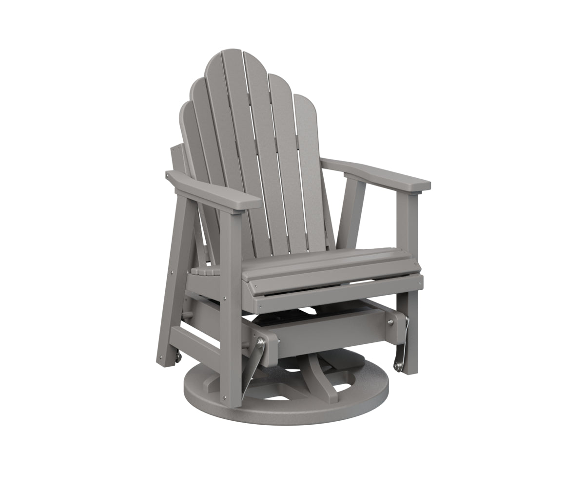 Berlin Gardens Cozi Back Swivel Glider - Outdoor Patio Rocking Chair with Cushion, Weather-Resistant for Garden, Deck, Porch & Poolside Relaxation