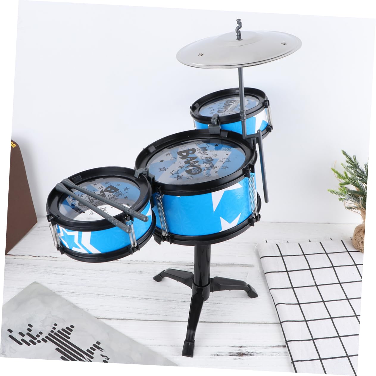 HONMEET Kids Drum Set - Musical Instruments Toy for Toddlers & Children - Perfect for Early Learning, Birthday Gifts & Playtime Fun