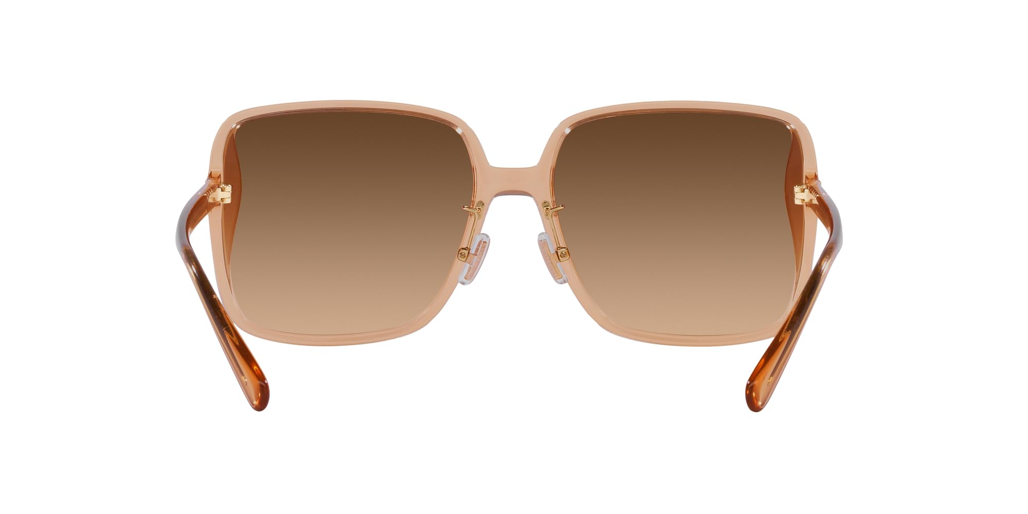 Coach Women's HC8368D Square Sunglasses - UV Protection Fashion Sunglasses for Women, Stylish Square Frame Shades for Driving, Beach & Outdoor Activities