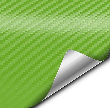 VViViD® XPO Lime Green Carbon Fiber Car Wrap Vinyl Roll with Air Release Technology - 50ft x 5ft Full Car Coverage - DIY Vehicle Customization for Cars, Trucks & Motorcycles - High Gloss Finish & Easy Installation