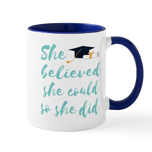 White/Navy Inside - Graduation Gift Mugs
