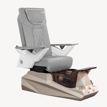 Professional DIAMOND FX Pedicure Chair for Salon & Spa - Hydraulic Adjustable Massage Pedicure Chair with Foot Bath - Perfect for Nail Salons, Beauty Spas & Home Use