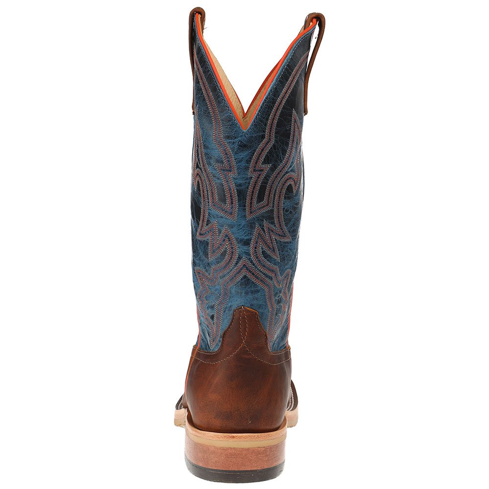 Anderson Bean S3000 Men's Square Toe Briar Danube Mad Dog Cowboy Boots - Size 11.5EE Wide - Premium Leather Western Boots for Rodeo, Country Dancing & Outdoor Work