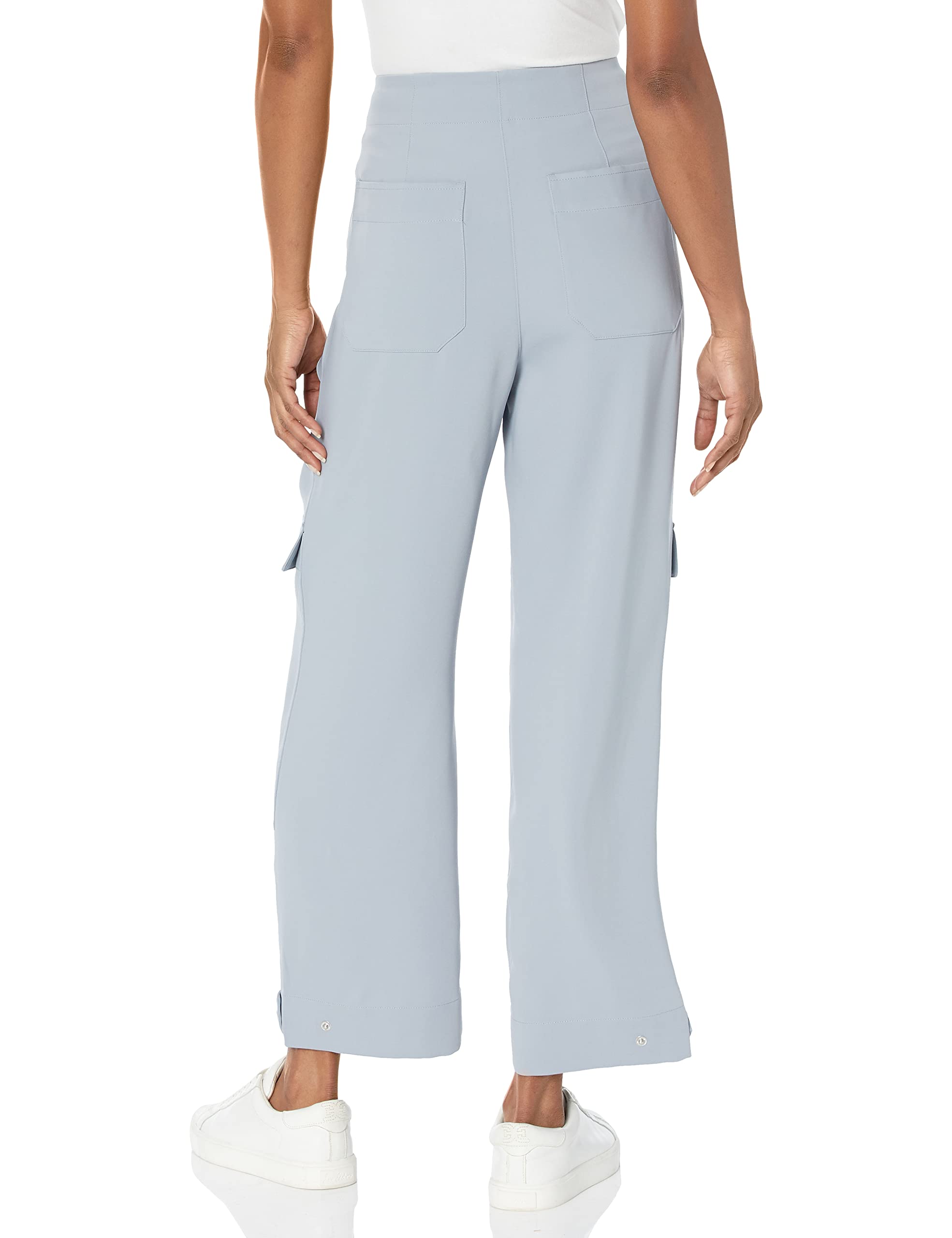 Club Monaco Women's Curved Seam Cargo Pants - Stylish & Comfortable Casual Trousers for Everyday Wear, Work & Travel