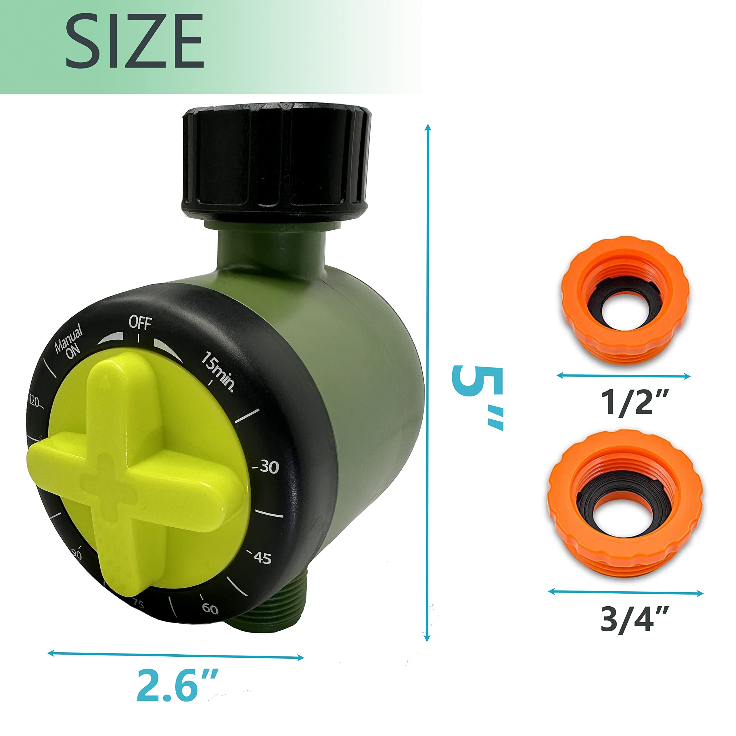 Automatic Garden Hose Water Timer - Smart Irrigation Timer for Outdoor Sprinkler System | Perfect for Yard, Lawn & Plant Watering Schedules