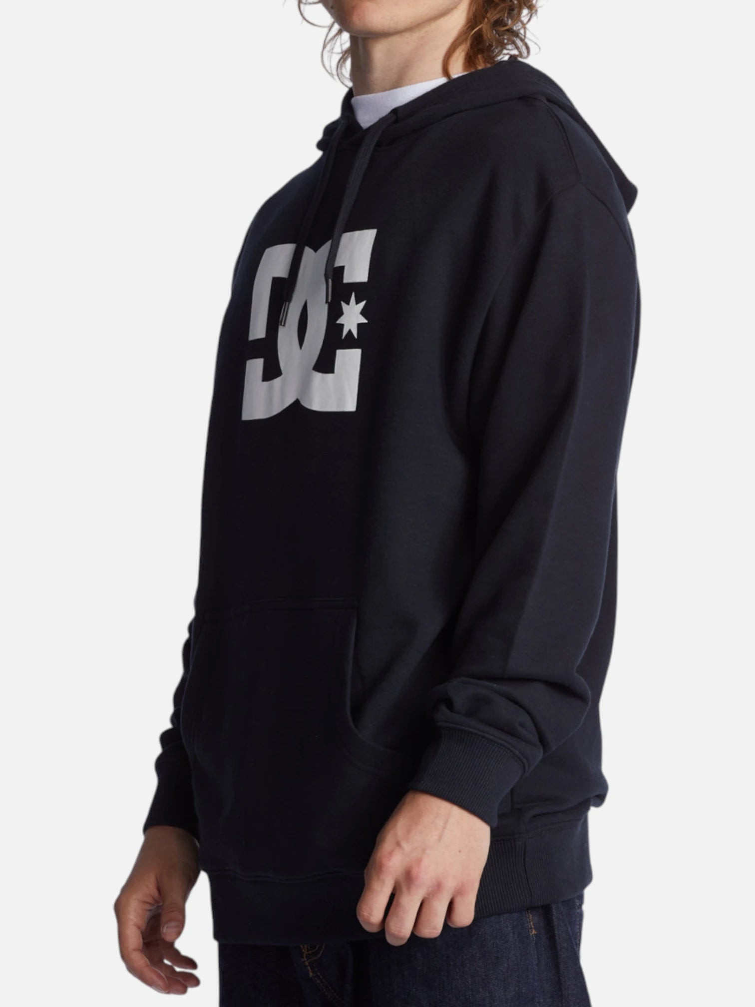 DC Star Black Hoodie for Men & Women - Stylish Unisex Pullover for Casual Wear, Street Fashion & Winter Outfits