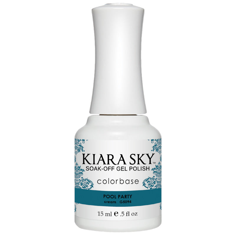 Long-Lasting Pool Party Gel Nail Polish - UV/LED Cured, Chip-Resistant, Vibrant Colors for Summer Nails - Perfect for Beach Vacations, Pool Parties & Tropical Getaways