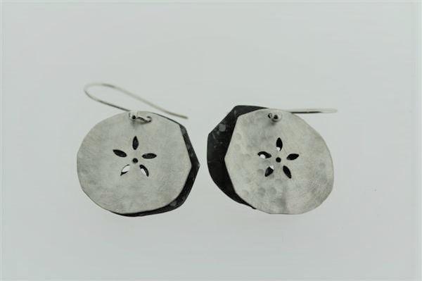 Sterling Silver Double Disc Pear Earrings for Women - Elegant Dangle Drop Earrings for Party, Wedding & Everyday Wear