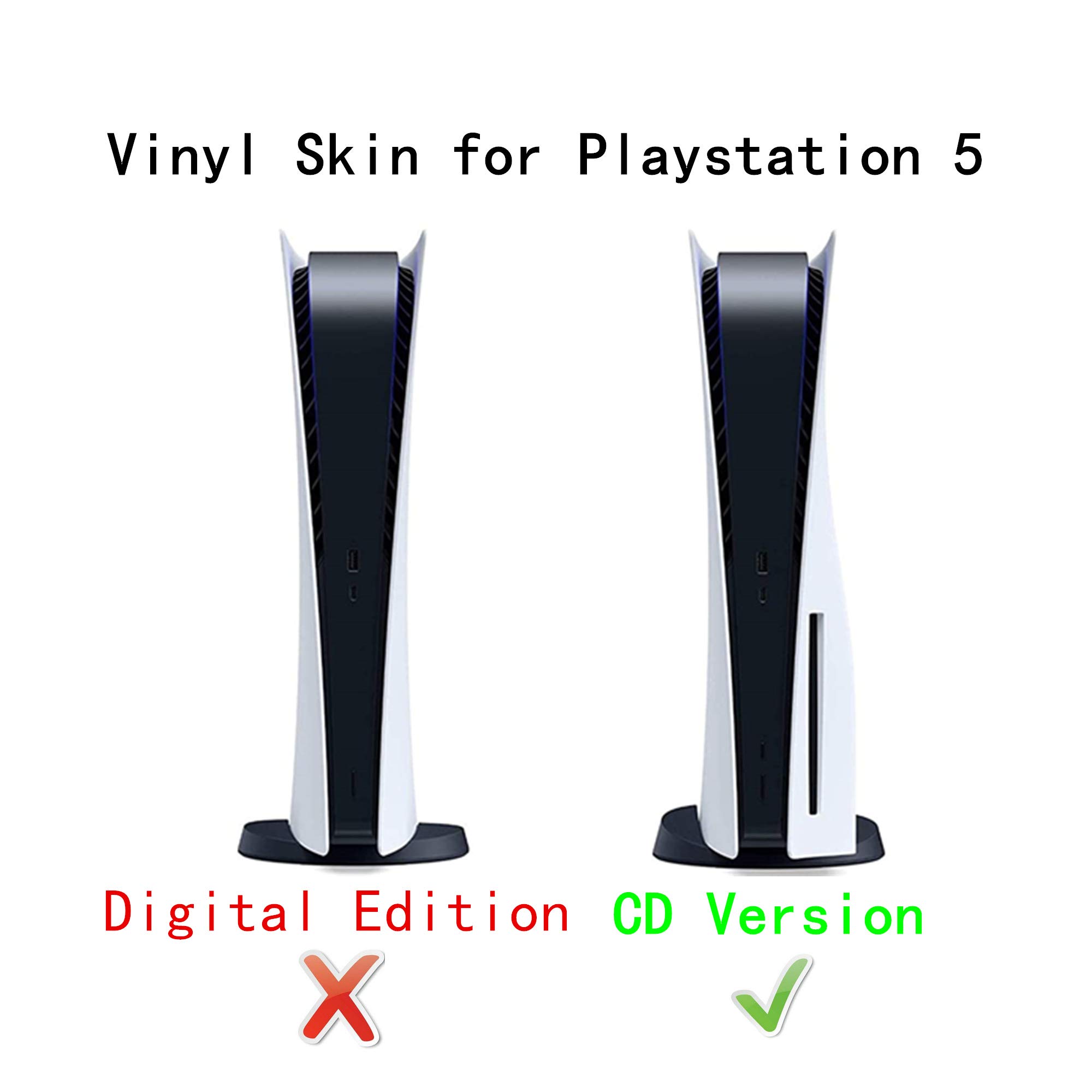 Teiyii PS5 Console & Controller Skins Set - Red & Yellow Flame Decal Sticker Wrap for PlayStation 5 Disk Edition | Custom Gaming Protection & Style Upgrade for PS5