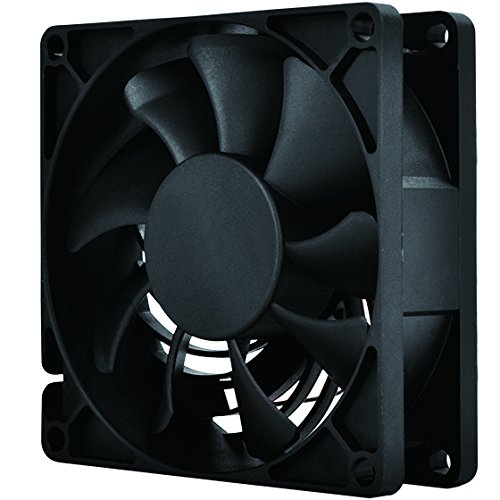 SilverStone SST-AP81 80mm High Airflow Computer Case Cooling Fan - Black | Perfect for PC Gaming Rigs, Workstations & Home Office Desktops | Ultra Quiet Cooling Solution for Optimal Performance