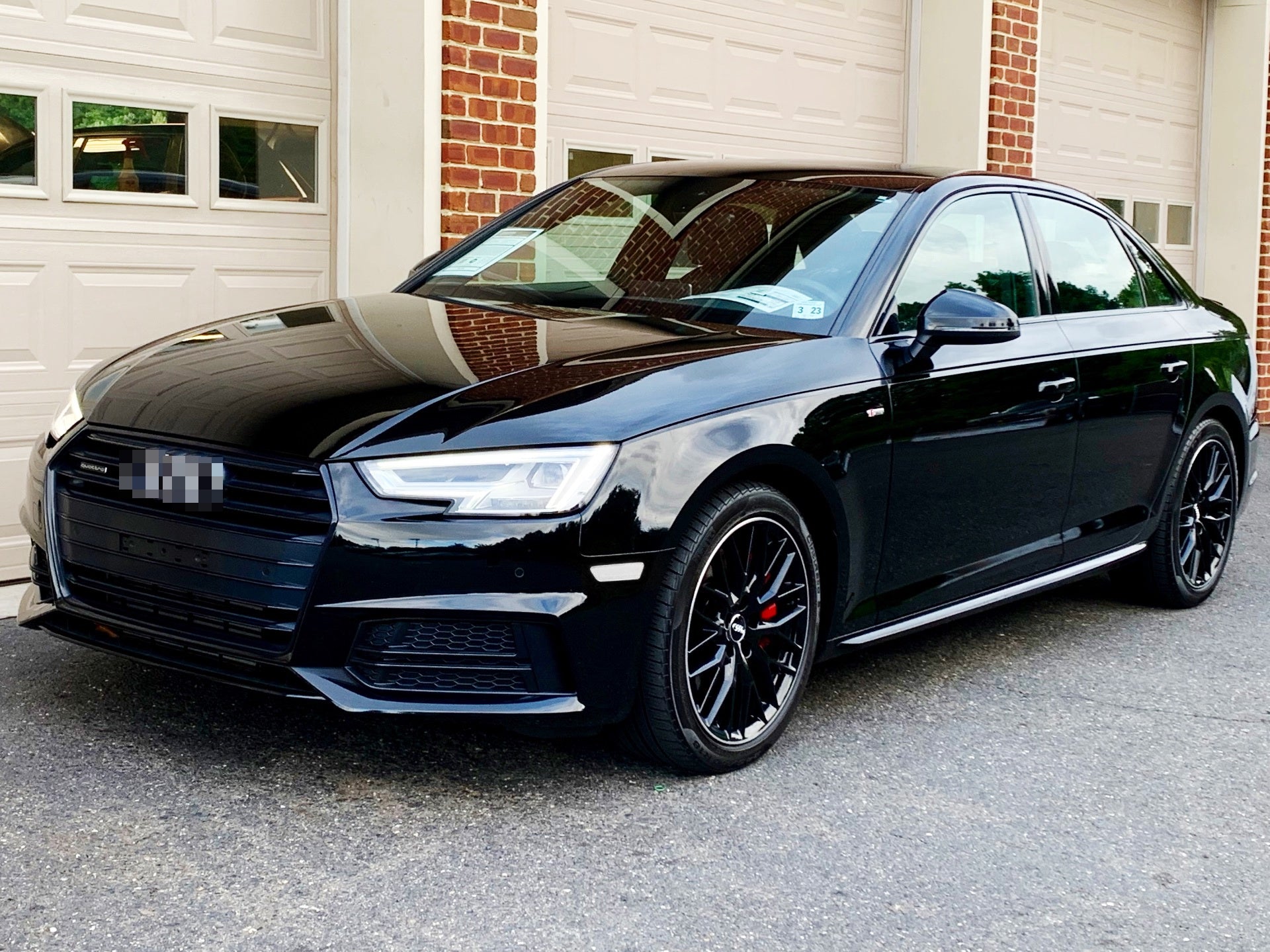Euro Clear Front Bumper Side Marker Lens Replacement for Audi 2017-2018 A4 S4 4-Door Sedan - Perfect for Night Driving & Custom Car Styling