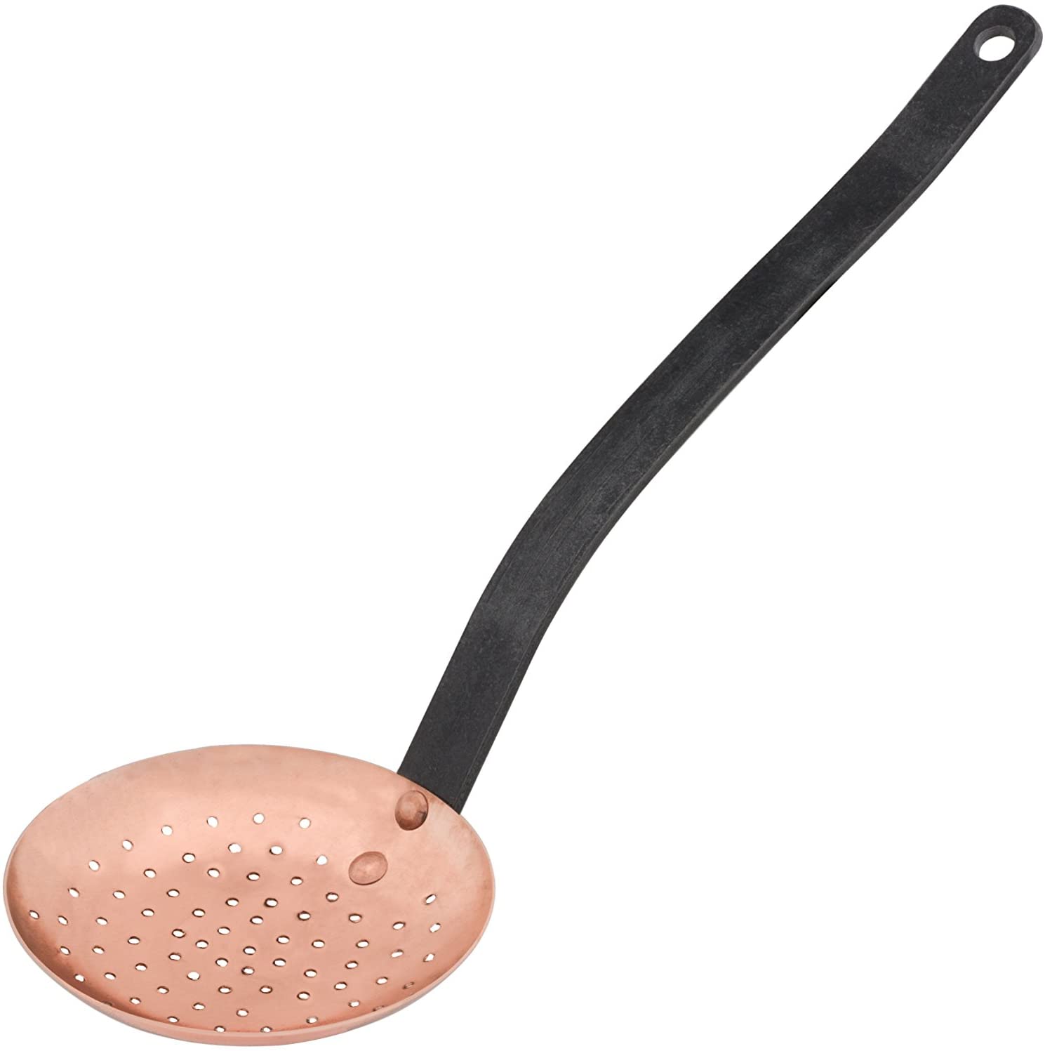 Baumalu 212012 Professional Copper Skimmer for Cooking, Frying & Baking – High-Quality Kitchen Utensil for Perfectly Skimming Soups, Sauces & More