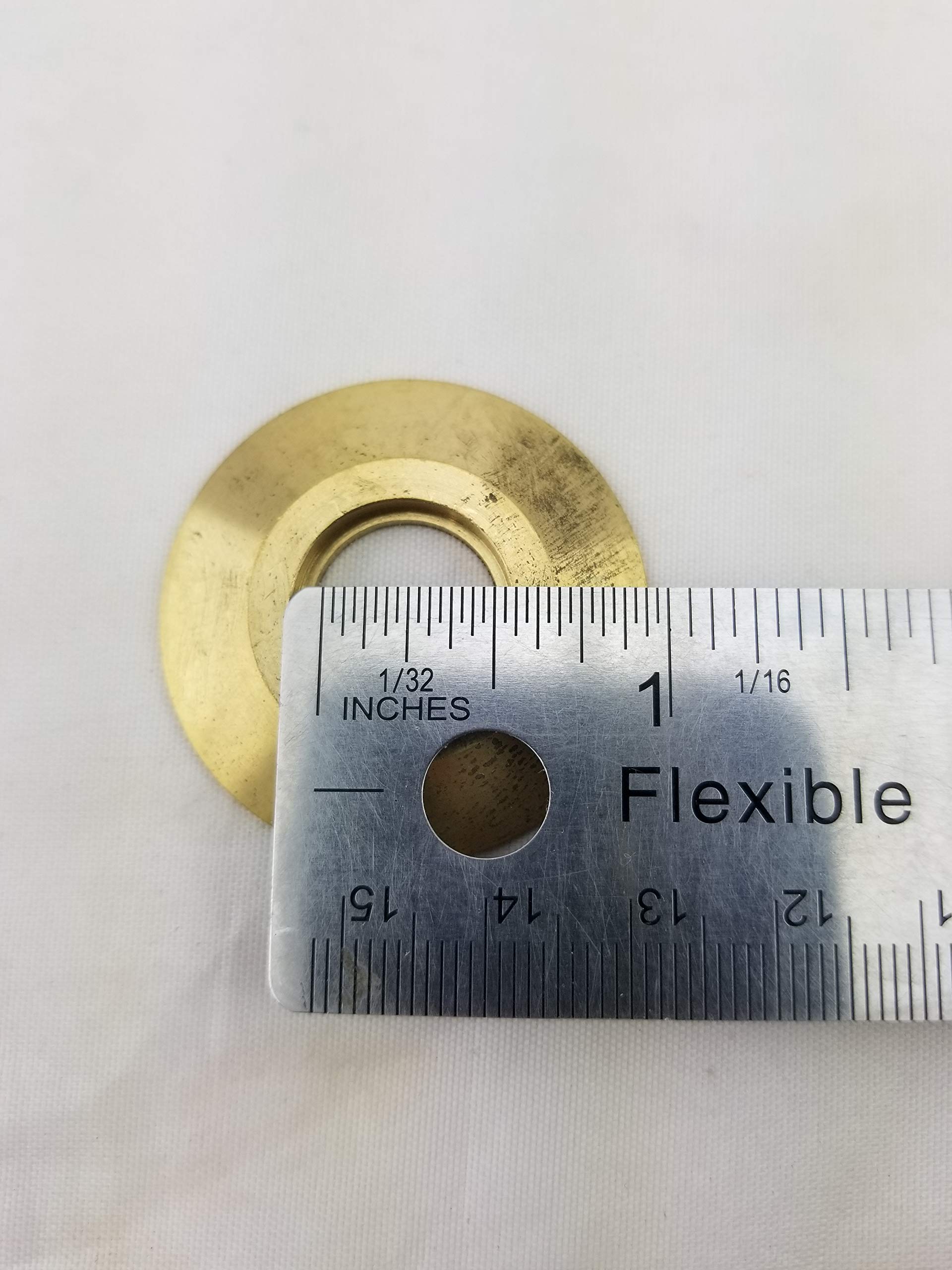 LATHAM POOL PRODUCTS Brass Anchor Collar - Heavy Duty Brass Pool Fitting for Inground Pools | Secure Pool Ladder & Diving Board Installation | Perfect for Residential & Commercial Swimming Pools