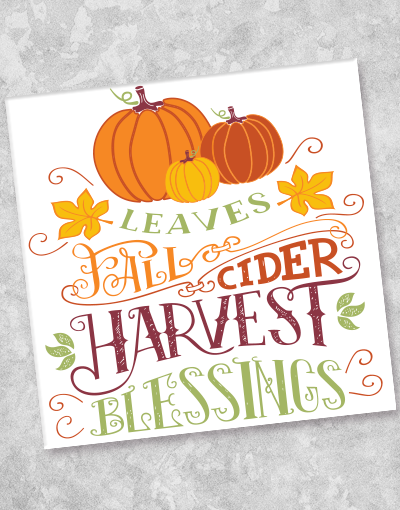 Harvest Blessings Thanksgiving Luncheon Napkins - 44 Count Disposable Paper Napkins for Fall, Autumn, and Holiday Dinner Parties - Perfect for Thanksgiving, Christmas, and Family Gatherings