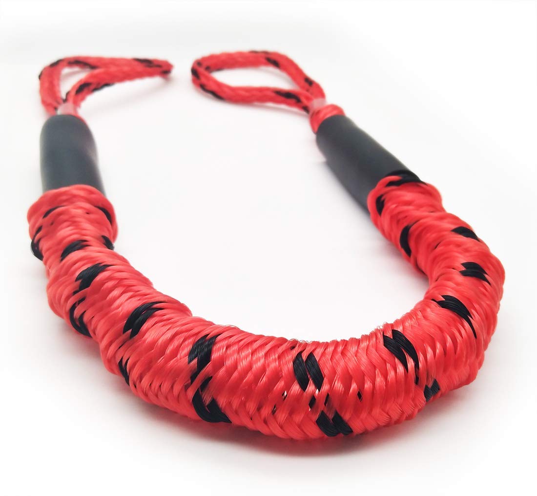 **4 ft Bungee Dock Lines - Heavy Duty Shock Absorbing Mooring Ropes for Boats, Jet Skis, Pontoons & Kayaks - Secure Docking for Smooth Water Adventures**