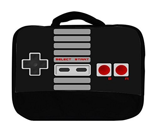 Original Gamer Controller Design Insulated Canvas Lunch Bag - Perfect for School, Work & Gaming Events by Demon Decal
