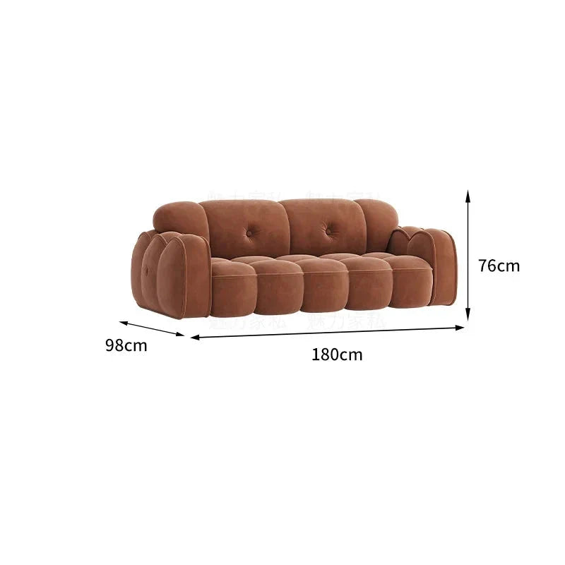 Minimalist Luxe Luxury Lazy Sofa Set - Modern Comfortable Lounge Furniture for Living Room, Bedroom & Apartment - Perfect for Relaxing, Reading & Entertaining