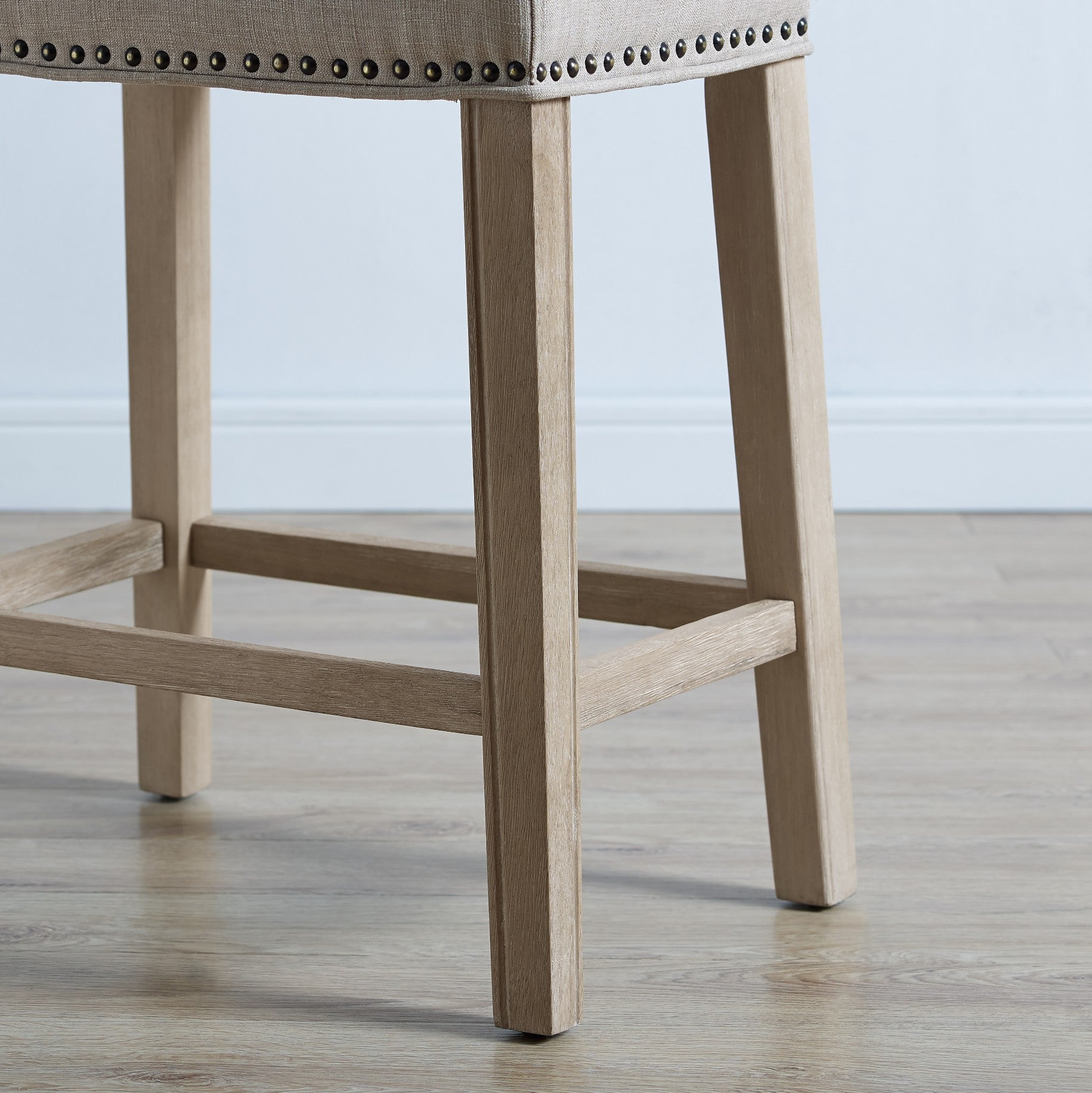 Roundhill Furniture CoCo Upholstered Backless Saddle Seat Counter Stools 24