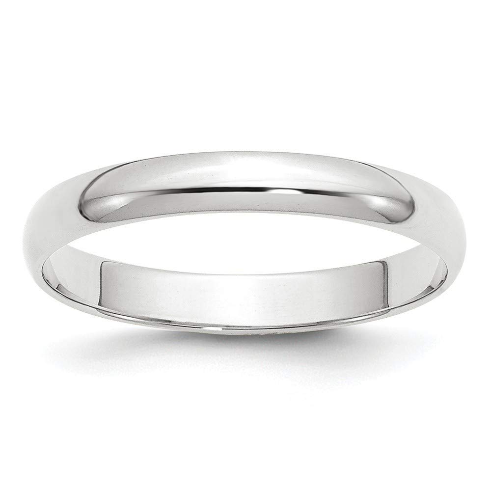 14K Gold Half Round Band Ring for Women - White Gold, Yellow Gold, Rose Gold - Available in 2mm to 8mm Widths & Multiple Sizes - Perfect for Anniversary, Wedding, Birthday Gifts & Everyday Wear