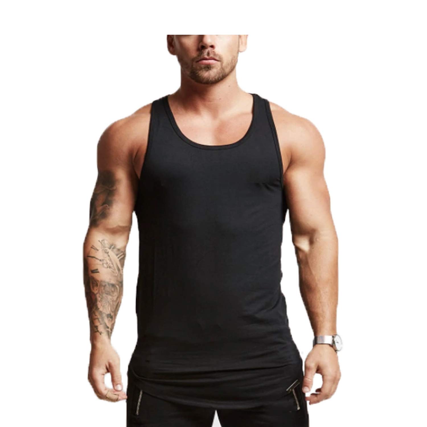 Men's Workout Stringer Tank Tops - Performance Gym Shirts for Bodybuilding & Training - Breathable Sleeveless Muscle Tees for Fitness & Weightlifting - Perfect for Gym, CrossFit & Summer Workouts