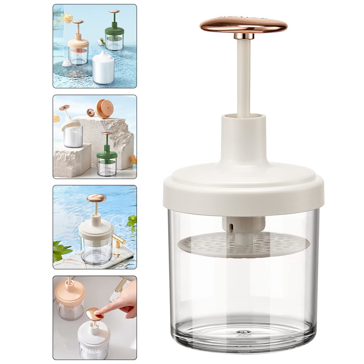 Facial Foam Maker - Electric Bubble Maker for Deep Cleansing & Exfoliating | Perfect for Spa, Skincare Routine & At-Home Facial Treatments