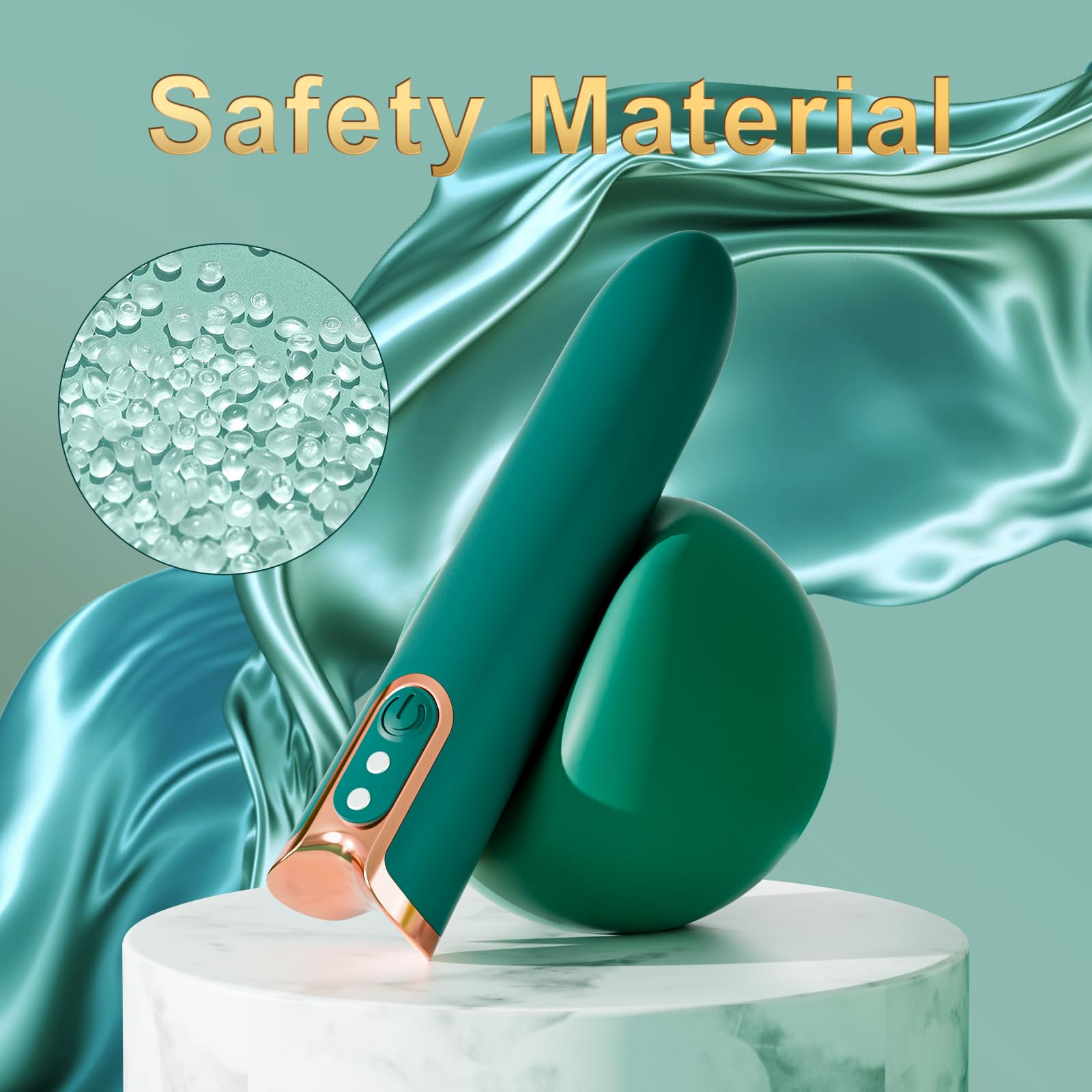 Premium Bullet Vibrator for Women - 10 Powerful Vibration Modes, Rechargeable Clitoral & G-Spot Stimulator | Discreet Mini Finger Vibrator for Couples Play & Solo Pleasure | Perfect for Bedroom Fun, Romantic Nights & Self-Care Moments