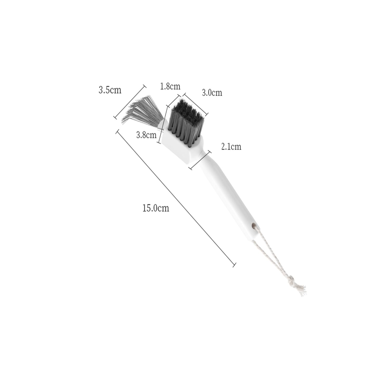 Double Action Metal Wire Hair Brush Cleaner - 2-in-1 Comb & Rake Tool for Removing Hair, Dust & Stiff Bristles | Perfect for Home & Salon Use | Ideal for Daily Hair Care & Professional Styling