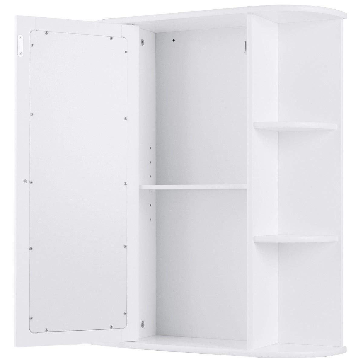 Wall Mount Bathroom Medicine Cabinet with Glass Door - 6.5