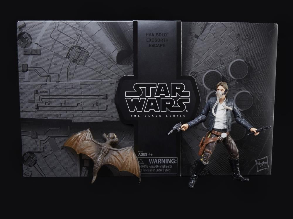 Star Wars The Black Series Han Solo Exogorth Escape Action Figure - Empire Strikes Back SDCC 2018 Exclusive Collectible Toy for Display & Gift Giving