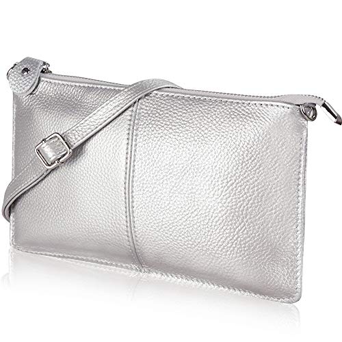 Silver【genuine Leather+2 Straps】