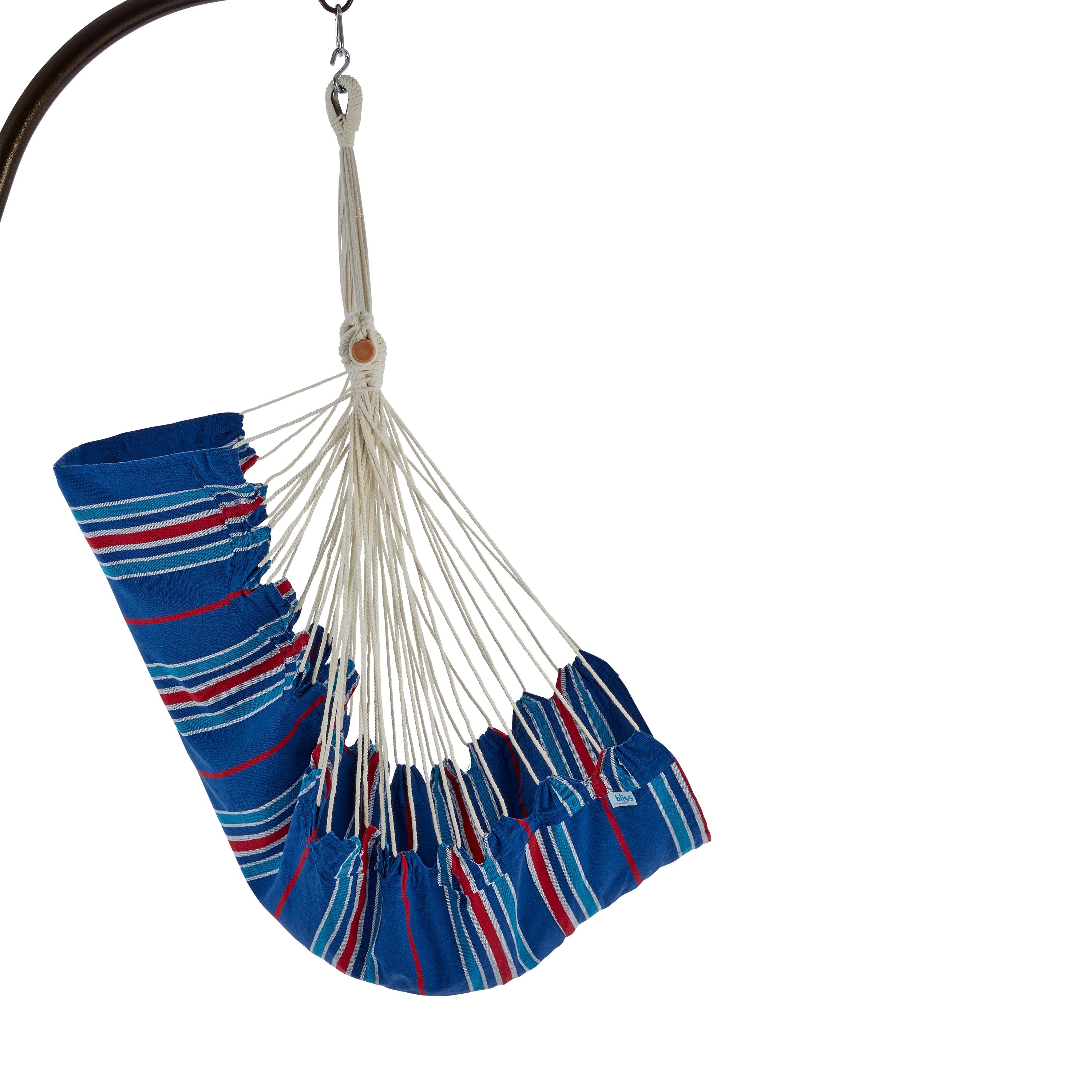 Bliss Hammocks WM 412F_2 Fabric Hammock Chair with Spreader Bar - 250 lb Weight Capacity - Perfect for Indoor & Outdoor Relaxation in Backyard, Patio or Bedroom