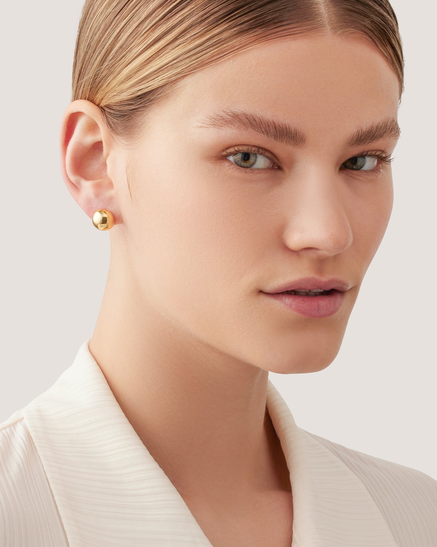 14K Gold Aurora Stud Earrings for Women - Hypoallergenic & Tarnish-Free - Perfect for Everyday Wear, Parties & Gifts