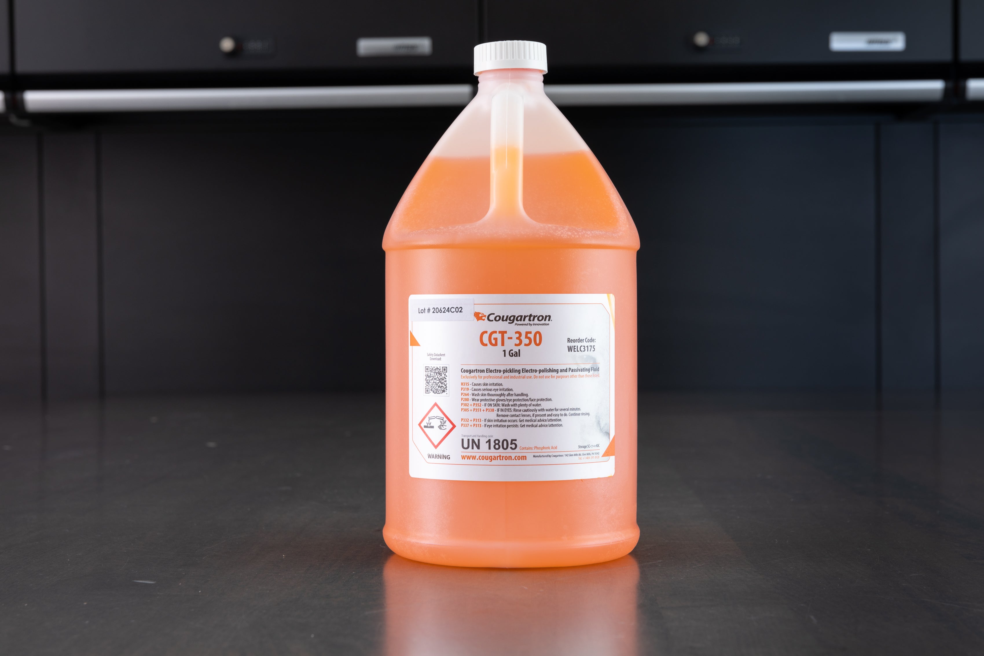 Cougartron CGT 350 Weld Cleaning Fluid - Stainless Steel Welding Solution for Rust Removal & Passivation | Perfect for Metal Fabrication, Automotive Repair & Industrial Maintenance