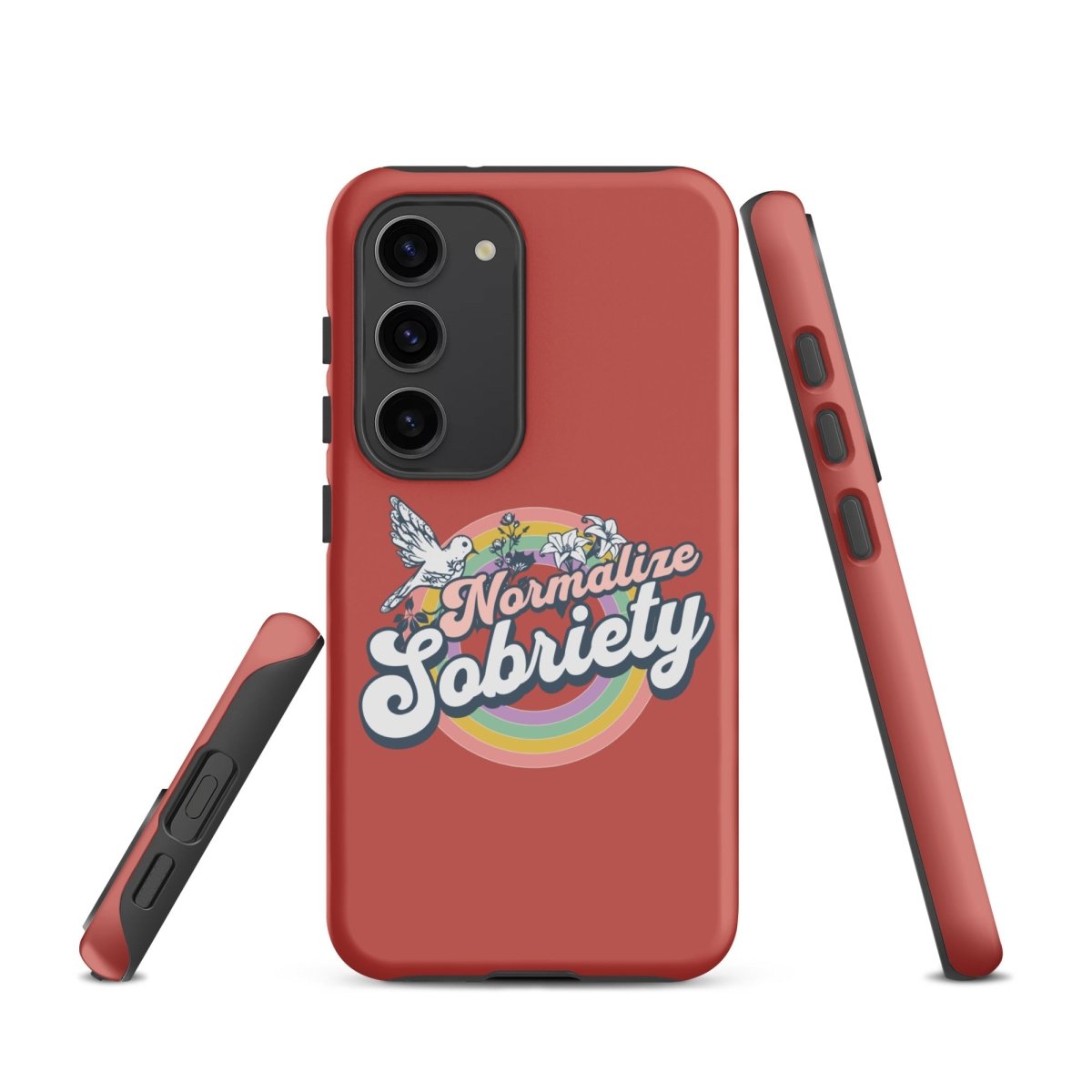 Sober Life Samsung Phone Case - Durable Protective Cover for Galaxy S21/S22/Note 20 - Perfect for Recovery Meetings & Sober Living Support