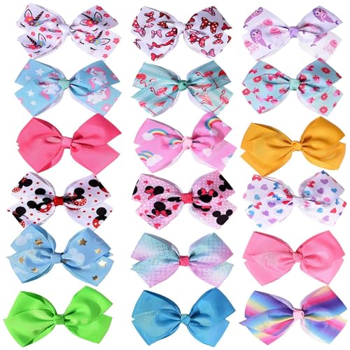 Colored bows for girls-18