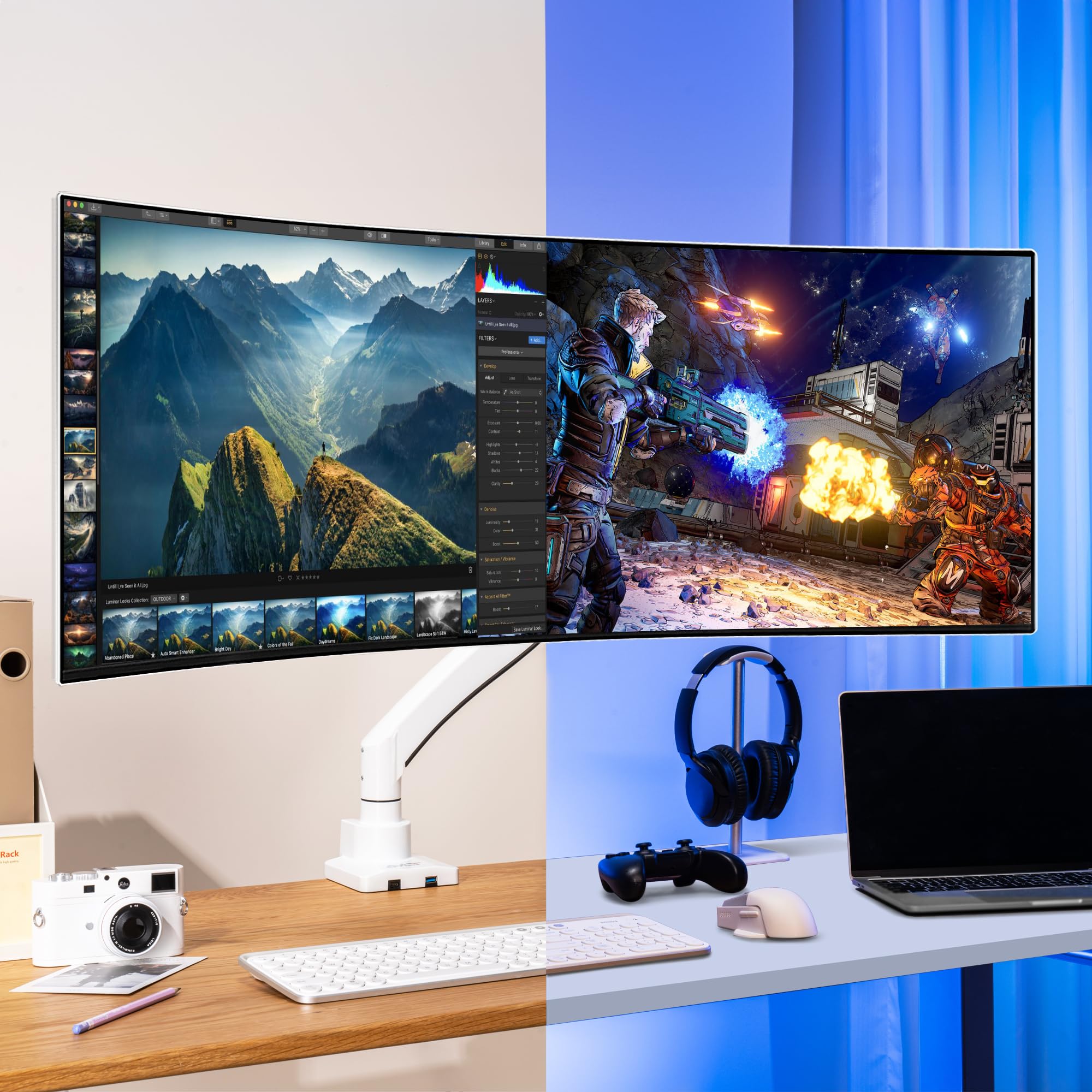 AVLT Premium Aluminum Single Monitor Arm 17