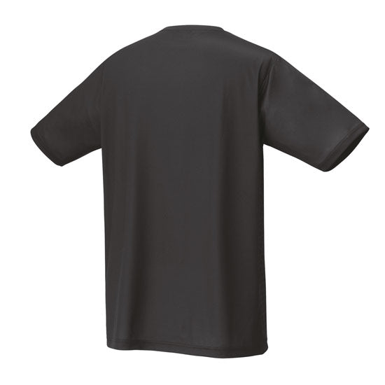 Yonex 16433 Men's Tournament Style Performance T-Shirt - Black | Breathable Athletic Shirt for Tennis, Badminton & Sports Training