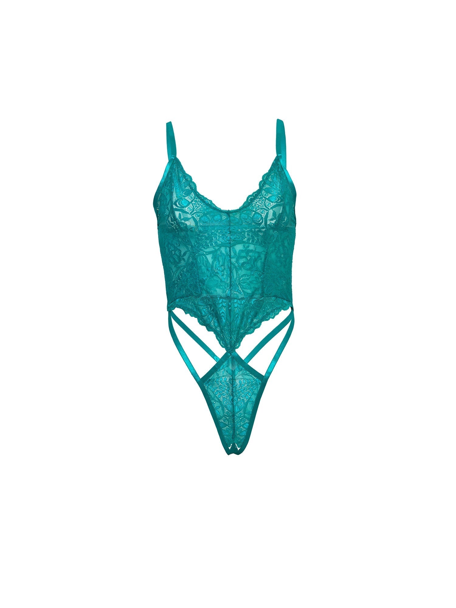 Sexy Aliyah Lace Teddy Lingerie for Women - Romantic Lace Bodysuit for Valentine's Day & Honeymoon Nights