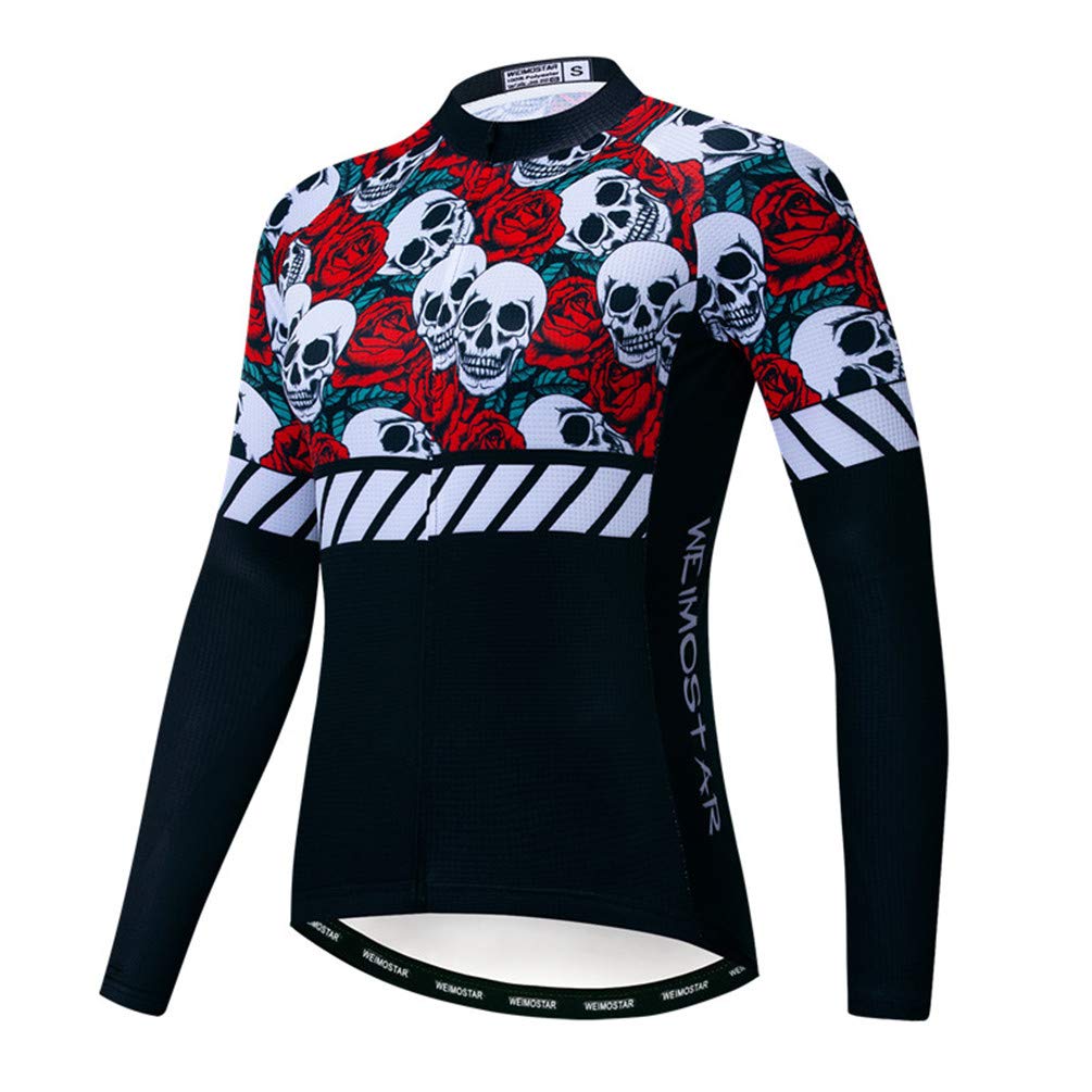 Women's Long Sleeve Cycling Jersey - Breathable Bike Shirt for Road Biking, Autumn & Spring Cycling Jacket with Pockets - Perfect for Outdoor Training, Commuting & Mountain Biking
