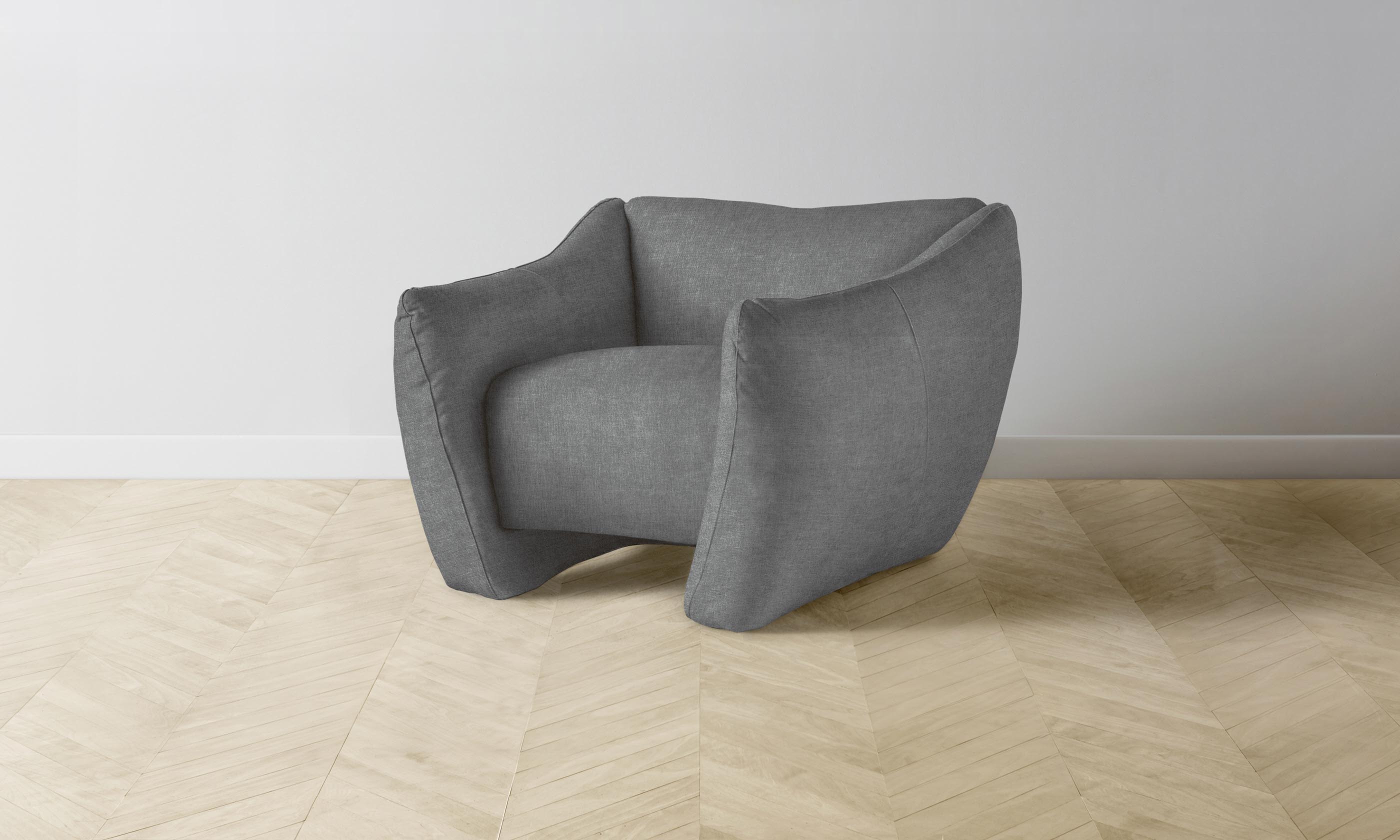 The Bond Chair - Premium Performance Mélange Weave Night Lounge Chair for Modern Living Rooms & Bedrooms - Perfect for Relaxing, Reading & Nighttime Comfort