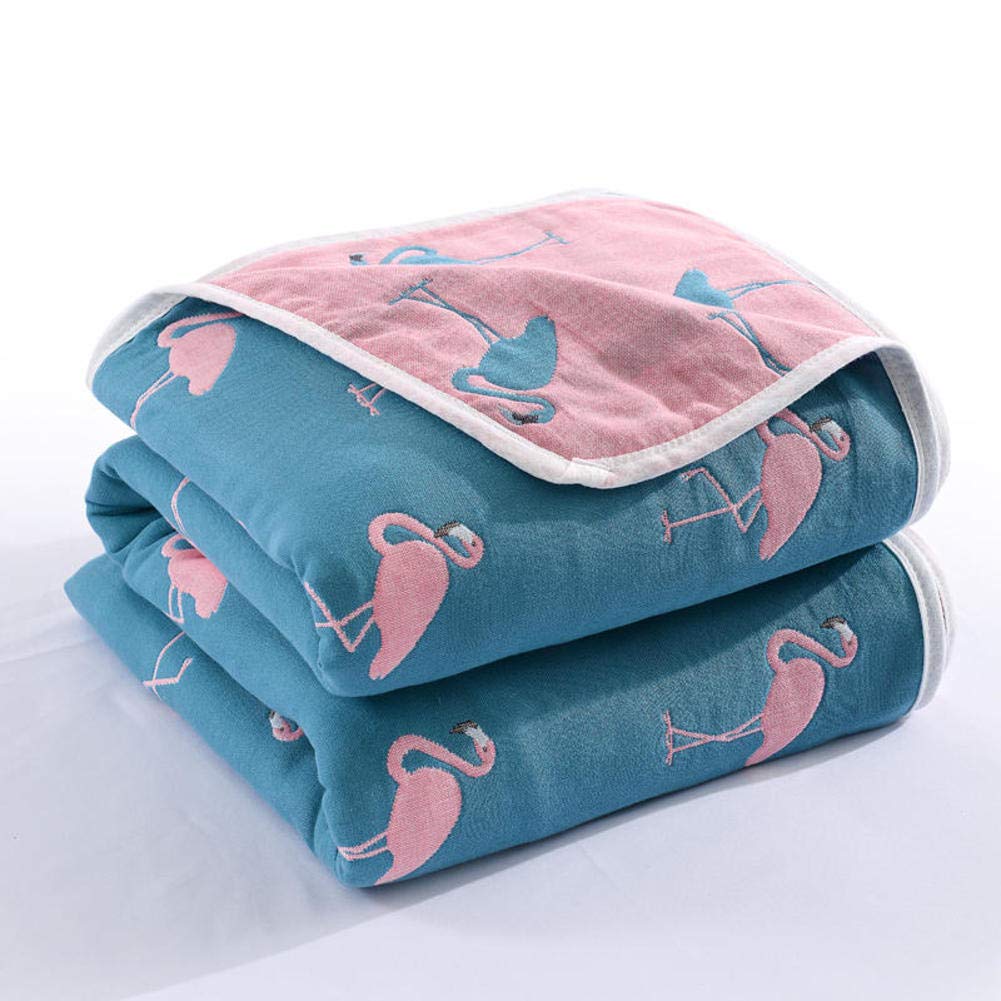 Ultra-Soft Pure Cotton Twin Size Blanket - All Season Lightweight & Wrinkle-Resistant Bed Cover (79x91 inches) for Cozy Home, Bedroom & Guest Room Comfort