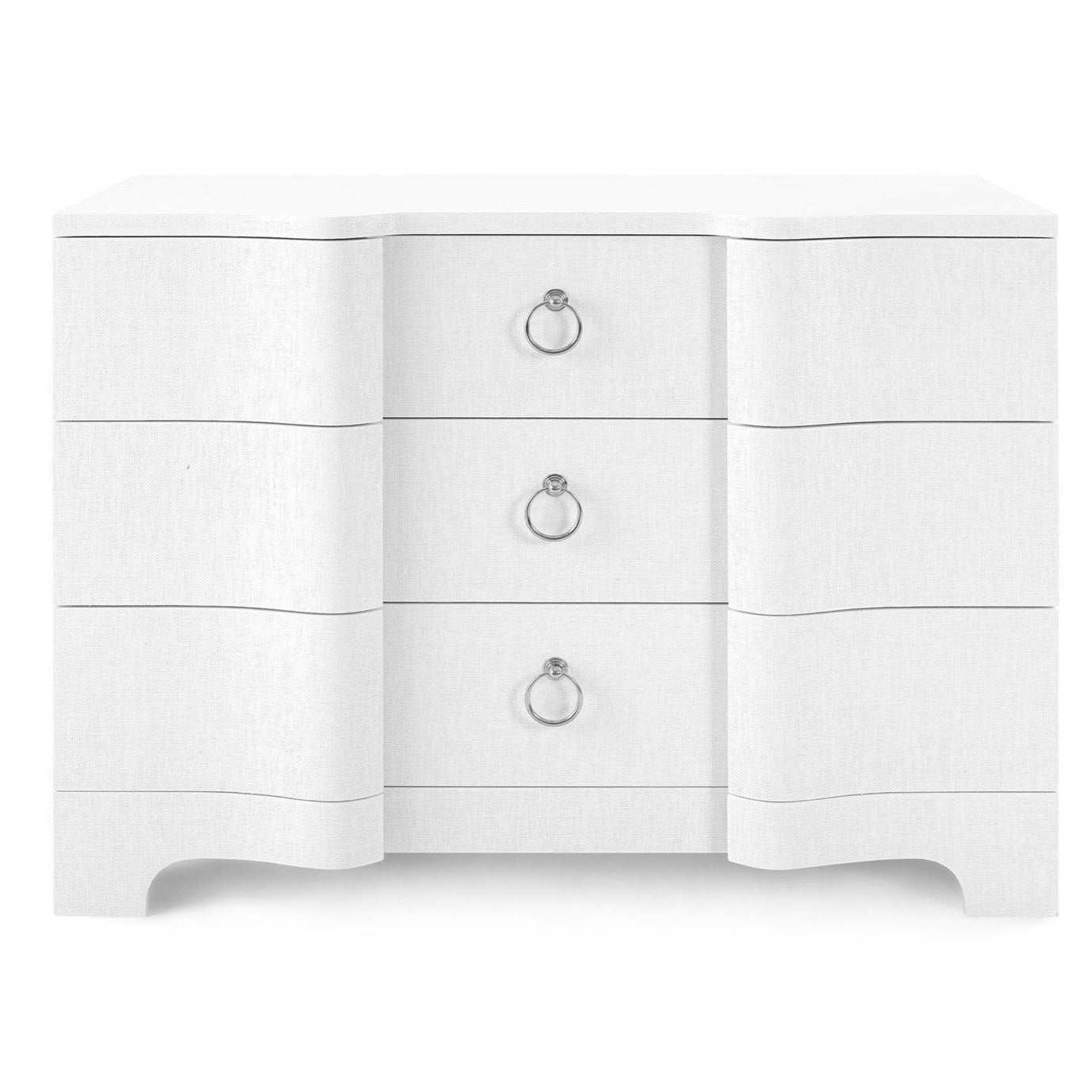 Bardot Large 3 Drawer Dresser - Modern Wooden Storage Cabinet for Bedroom, Living Room & Office Organization | Spacious Chest of Drawers for Clothes, Linens & Home Essentials