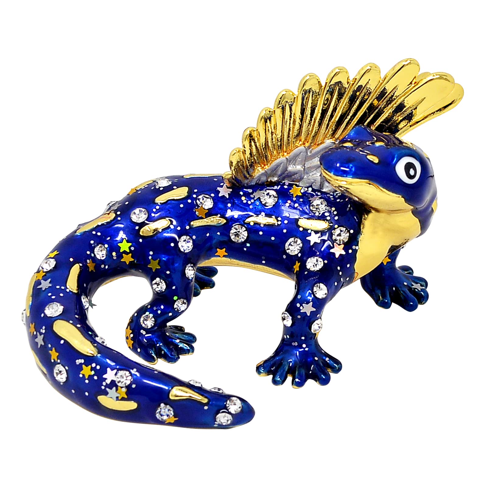 Feng Shui Sky Salamander Statue - Home & Office Decor for Good Luck & Prosperity | Perfect for Desk, Shelf, or Gift